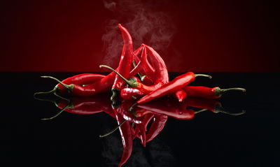 Ljuddämpande tavla - Red chili peppers