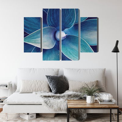 Ljuddämpande tavla - Top view of the plant