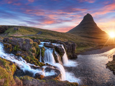 Ljuddämpande tavla - Kirkjufell mountain