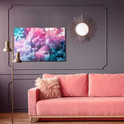 Ljuddämpande tavla - Colorful abstract paint