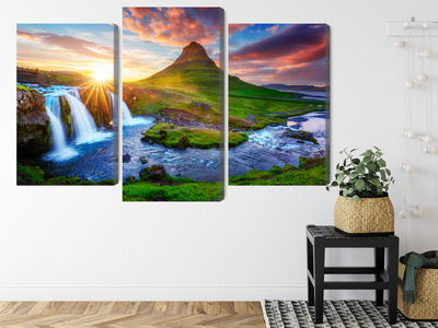 Ljuddämpande tavla - View of the kirkjufellsfoss