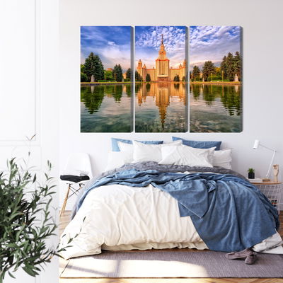 Ljuddämpande tavla - View of the building