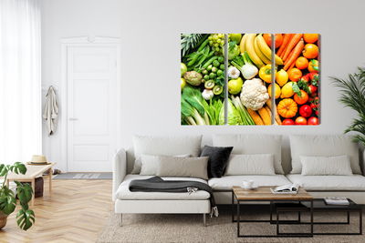 Ljuddämpande tavla - Fruits and vegetables