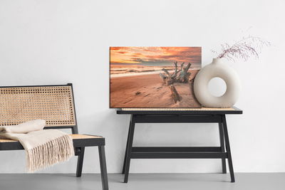Ljuddämpande tavla - Sunset on the beach