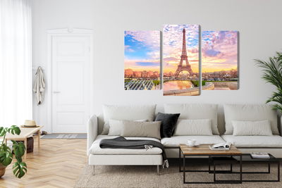 Ljuddämpande tavla - Eiffel tower in Paris