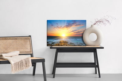 Ljuddämpande tavla - Sunrise on the seashore