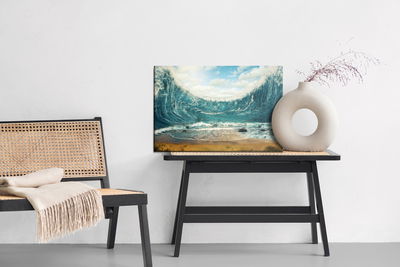 Ljuddämpande tavla - Abstract sea