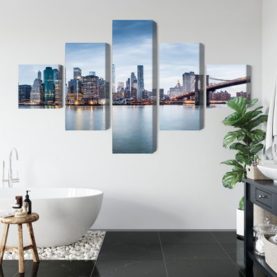 Ljuddämpande tavla - Panoramic view of the city