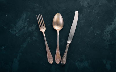 Ljuddämpande tavla - Old cutlery