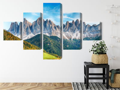 Ljuddämpande tavla - Dolomites mountain range