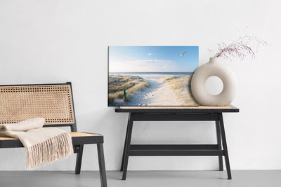 Ljuddämpande tavla - Beach and sea