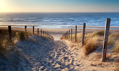 Ljuddämpande tavla - North sea beach 3d