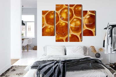 Ljuddämpande tavla - Honeycomb in macro scale