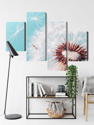 Ljuddämpande tavla - Dandelion flower on a macro