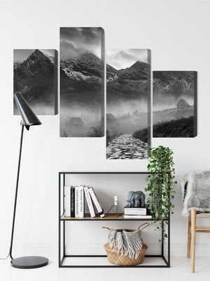 Ljuddämpande tavla - Hala gasienicowa in black