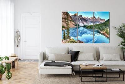 Ljuddämpande tavla - Moraine Lake in banff