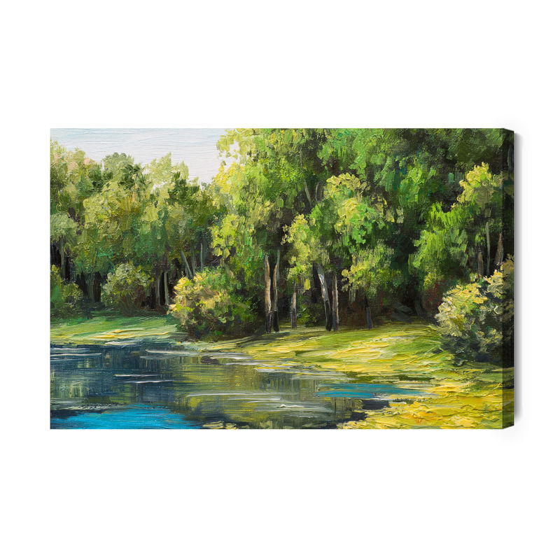 Ljuddämpande tavla - View of the lake