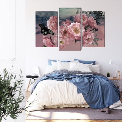 Ljuddämpande tavla - Bouquet of flowers