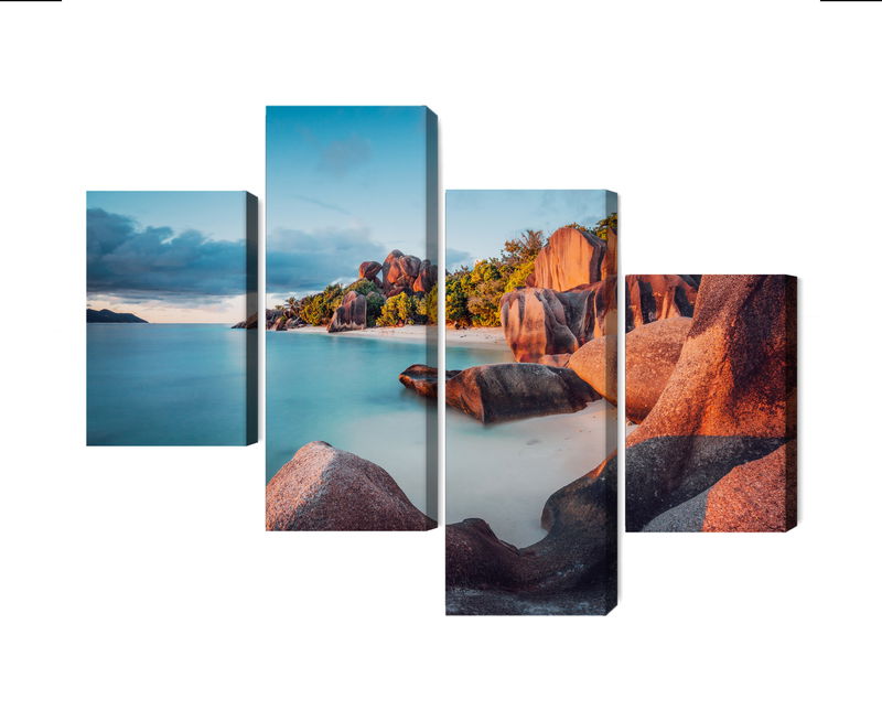 Ljuddämpande tavla - Beach in seychelles