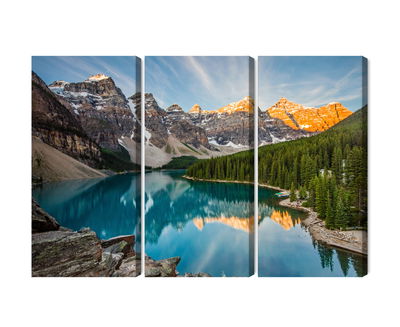Ljuddämpande tavla - Canadian Moraine Lake 3d