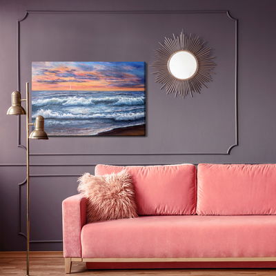 Ljuddämpande tavla - Of the sea landscape