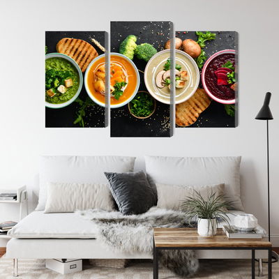 Ljuddämpande tavla - Vegetable cream soups