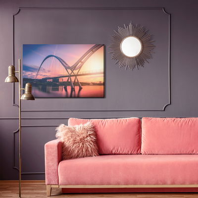 Ljuddämpande tavla - Infinity bridge, Uk