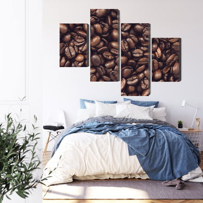 Ljuddämpande tavla - Roasted coffee beans