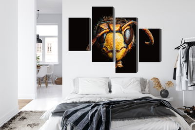 Ljuddämpande tavla - Hornet on a macro scale