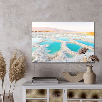 Ljuddämpande tavla - Salty shore of the sea