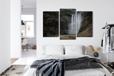 Ljuddämpande tavla - The majestic skogafoss