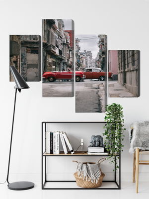 Ljuddämpande tavla - Retro style cars in cuba