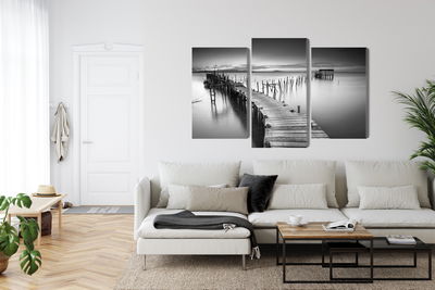 Ljuddämpande tavla - A dilapidated pier