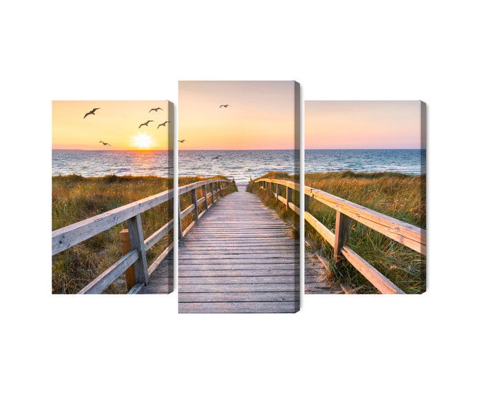 Ljuddämpande tavla - North sea pier 3d