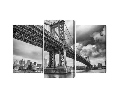 Ljuddämpande tavla - Manhattan bridge in New York