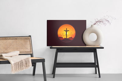 Ljuddämpande tavla - Crucifixion of jesus christ