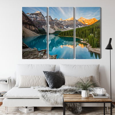 Ljuddämpande tavla - Canadian Moraine Lake 3d