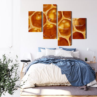 Ljuddämpande tavla - Honeycomb in macro scale