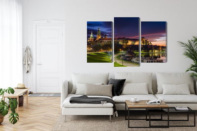 Ljuddämpande tavla - Wawel royal castle at sunrise