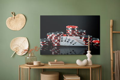 Ljuddämpande tavla - Poker chips