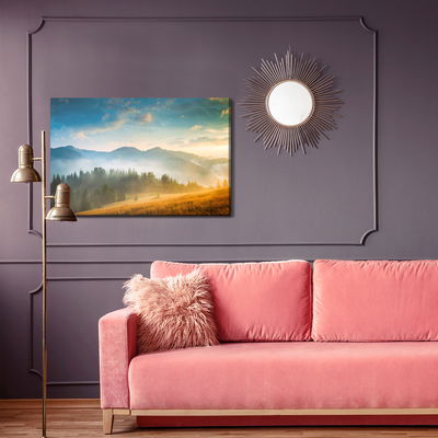 Ljuddämpande tavla - Misty mountain country