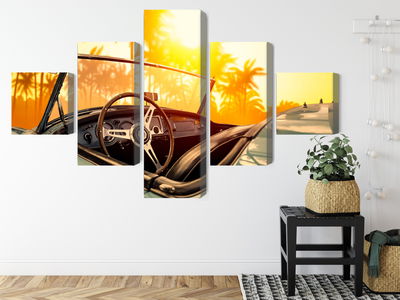 Ljuddämpande tavla - View from the car