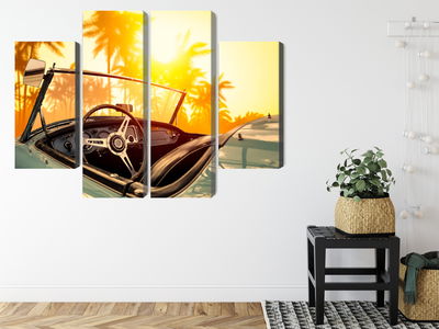 Ljuddämpande tavla - View from the car