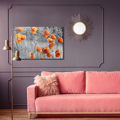 Ljuddämpande tavla - Beautiful meadow poppies