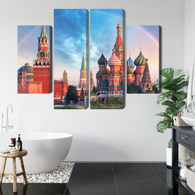 Ljuddämpande tavla - Panorama of the red square