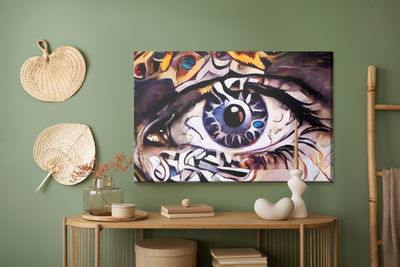 Ljuddämpande tavla - An abstract painting