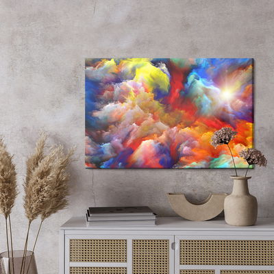 Ljuddämpande tavla - Colorful and modern