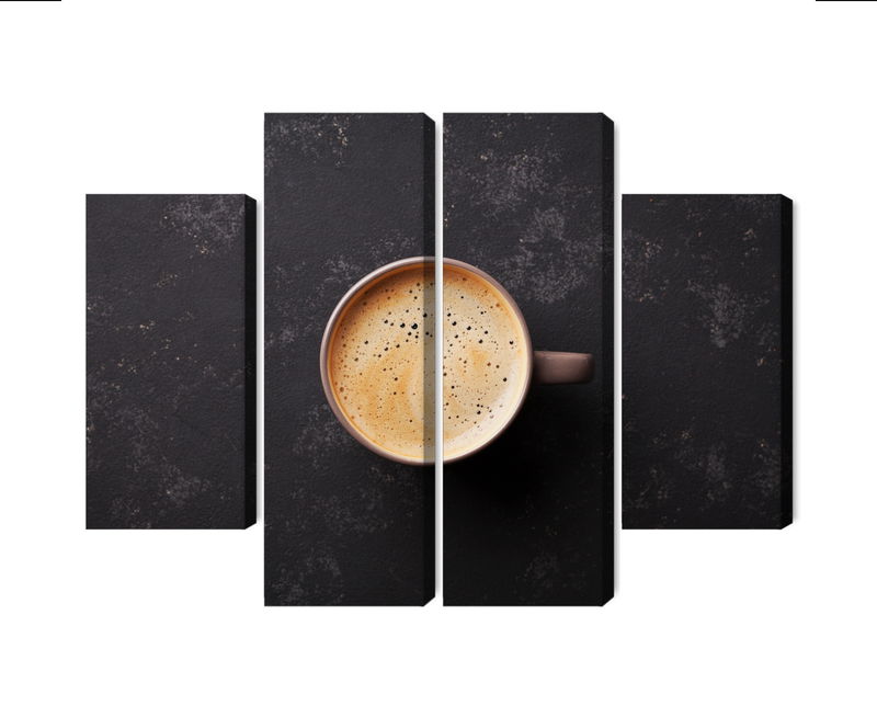 Ljuddämpande tavla - A cup of fresh coffee