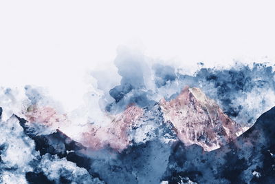 Ljuddämpande tavla - Abstract mountain ranges