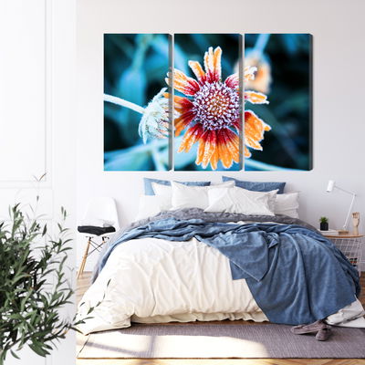 Ljuddämpande tavla - Rudbeckia flowers covered